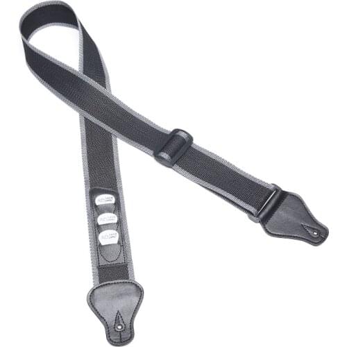 Adjustable Guitar Shoulder Straps Belt Electric Guitar Holder Strap Sling With Guitar Picks Slot For Acoustic Ukelele Accessorie