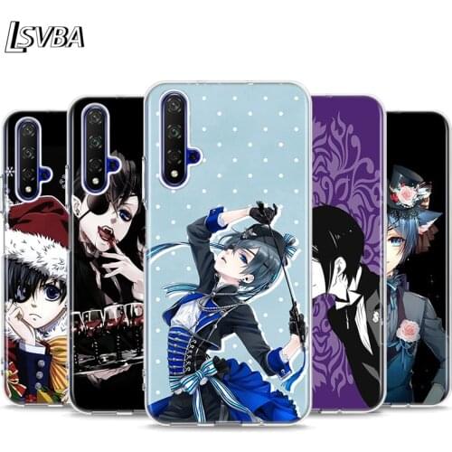 Butler Anime Cartoon Silicone Cover For Honor 20 20S 20E 8 8A Prime 8X MAX 8C 8S 7A 7C 7S Pro Phone Case