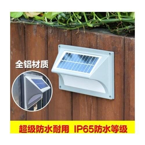 LED solar super bright outdoor courtyard wall corner stair angle waterproof lamp
