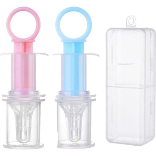 Baby Feeding Utensils Needle Feeder Newborn Smart Squeeze Medicine Dropper Dispenser Pacifier Muti Color Kids Care Tool CL5826