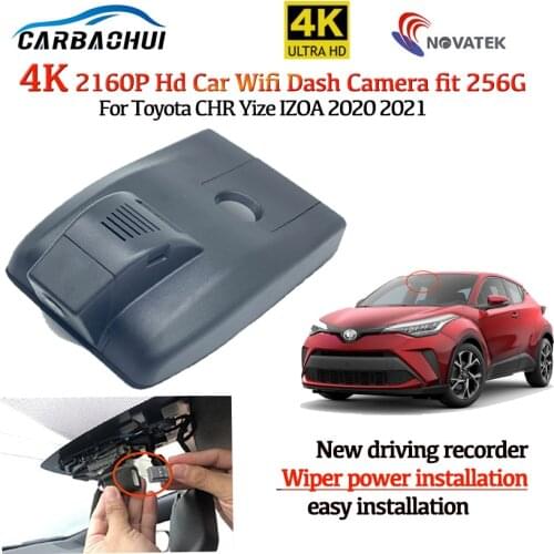 HD 4K Easy to install Car DVR Video Recorder Dash Cam Camera For Toyota CHR Yize IZOA 2017 2018 2019 2020 2021 Night vision CCD