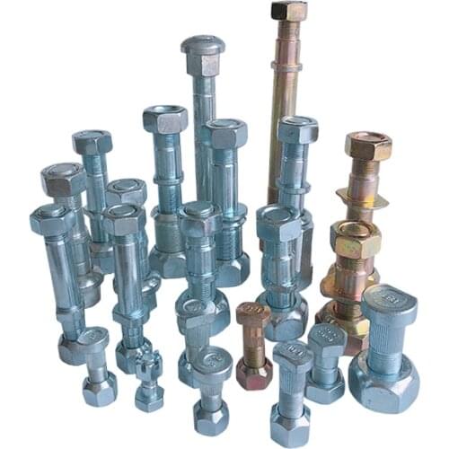 Forklift rear wheel tire rim screw Steering hub screw Wheel bolt and mother Heli 1-3T installed