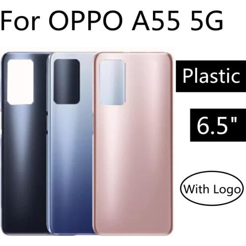 For OPPO A55 5G Battery Back Rear Cover Door Housing Battery Back Cover Replacement