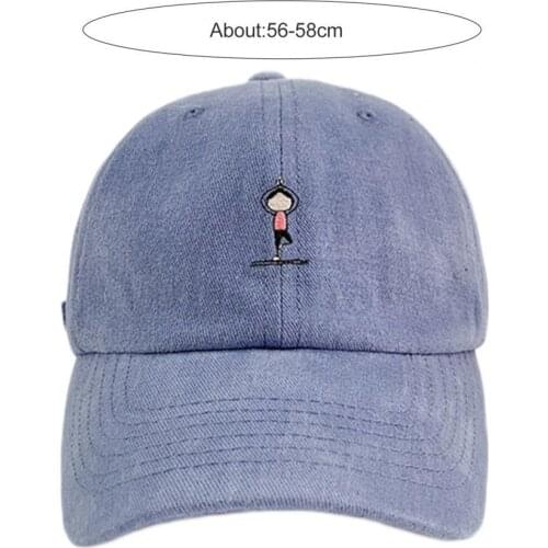 Hat Cartoon Print Sun Protective Cotton Women Baseball Hat for Sports