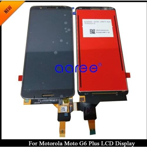 100% tested Grade AAA For Motorola Moto G6 PLUS LCD Display for Moto G6 Plus Display LCD Screen Touch Digitizer Assembly