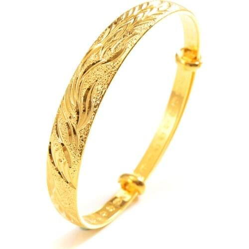 Dubai Gold Jewelry Gold Bangles For Women GirlsEthiopian Bangles Bracelets Ethiopian Jewelry wedding bridal Bangles Gift