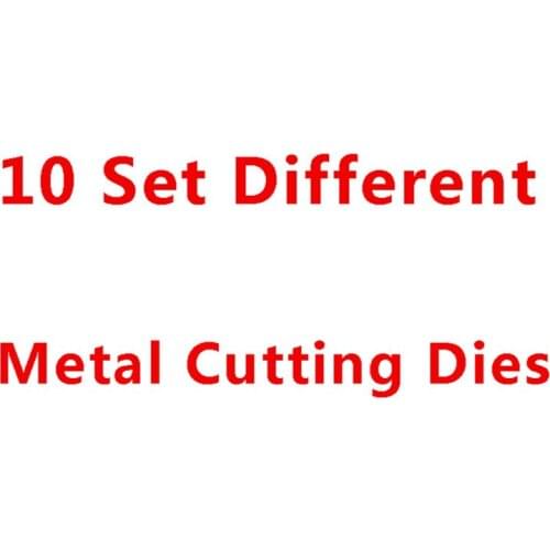 10 sets of different die Metal Cutting Dies Stencil for DIY Scrapbooking Album Embossing Paper Cards Deco Crafts Die Cuts