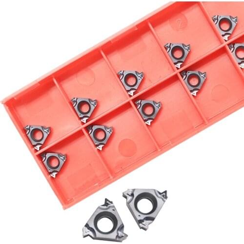 10pcs Thread 16IR 8UN 60 Angle Thread Turning Tool Tungsten Carbide Insert Threading Lathe 16IRM 8UN