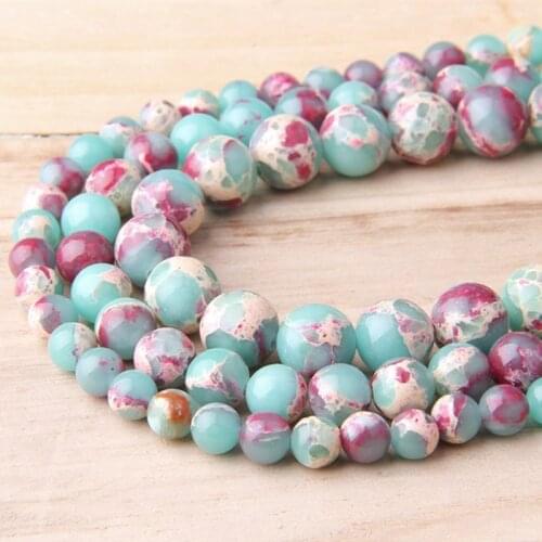 15.5" Shoushan Stone Jaspers Beads 4 mm 6 mm 8 mm 10 mm 12 mm Smooth Drilled Round Beads For DIY Making Jewelry Women Bracelet