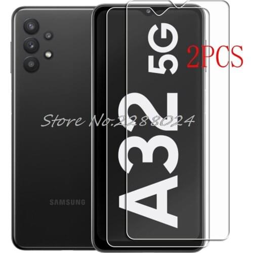 2PCS FOR Samsung Galaxy A32 5G High HD Tempered Glass Protective On Screen Protector Film