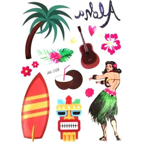 5Pcs/set Temporary Children Tattoo Sticker Cartoon Body Art Tattoos Kids Stickers Randomly Send