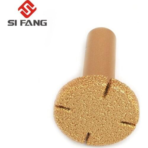 1/2" Shank Vacuum Brazed Diamond Router Bits For Grinding Stone Marble Cutter Tool