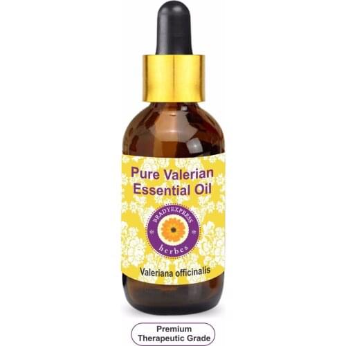 FRee Shipping Pure Valerian Essential Oil Valeriana Officinalis 100% Natural Therapeutic Gr 5ML