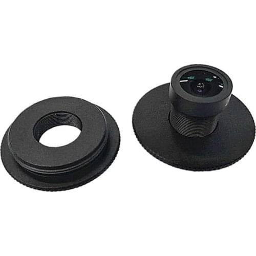 Black Metal M12 to C/CS Mount Board Lens Converter Adapter Ring for AHD CCD TVI CVI Box Camera Support Accessories