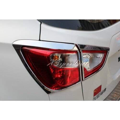 For Suzuki S-Cross SX4 2014-16 Tail Rear Light Cover Trim 4pcs Chromed Car Styling