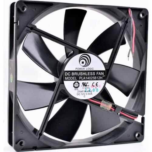 Brand new original PLA14025B12H 14cm 14025 140x140x25mm DC12V 0.50A Double ball computer chassis power cooling fan