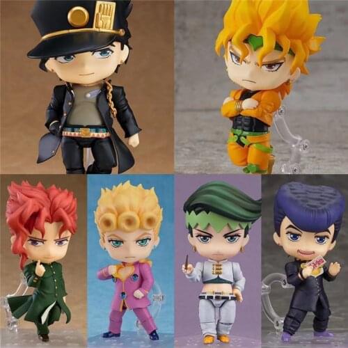Anime Jojos Bizarre Adventure Change Face PVC Action Figure 985# Kujo 1033# Kakyoin 1110# Dio 1276# Higashikata 1256# Rohan