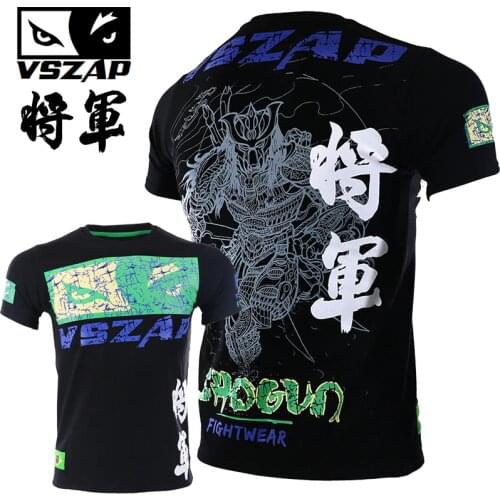 VSZAP Thai boxing fight Shogun short sleeve T shirt general MMA fitness man