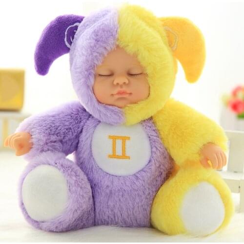 Simulation Reborn Doll Baby Plush Toys Baby Sleeping Appease Doll Newborn Photography Props Baby Birthday Xmas Gift Room Decor