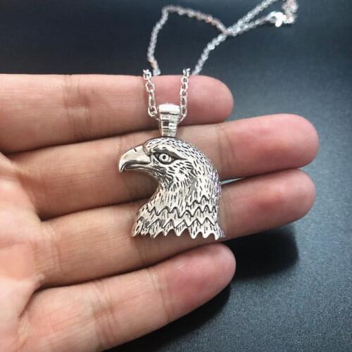 Exquisite fashion retro hip-hop eagle head necklace wild pendant domineering necklace pendant