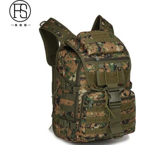 Camouflage Men Tactical Sport Shoulder Backpack Outdoor Hiking Camping Climbing Bag