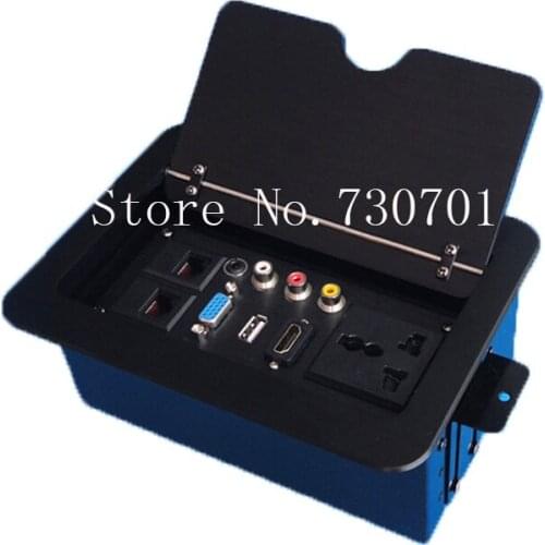 2019 Commercial Non-grounding Floor Socket Rushed Sale Livolo Tomada Av Up Desktop Hdmi/vga/usb/internet Office Furniture Socket