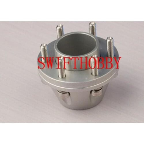 CNC aluminum pipe fix mount for ID 16mm end of gas engine pipe rc boat