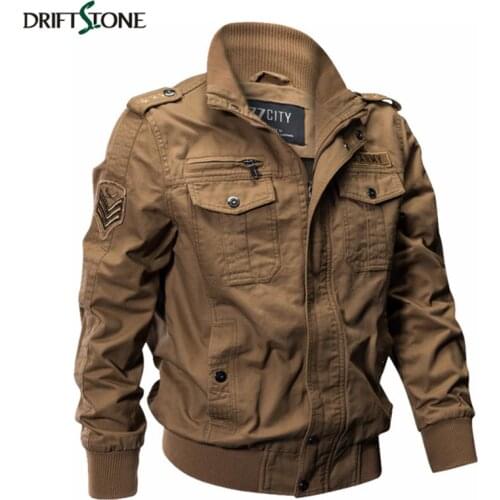 Men Military Pilot Jackets Bomber Cotton Coat Tactical Army Jacket Male Casual Air Force Flight Jacket Winter Autumn M-4XL