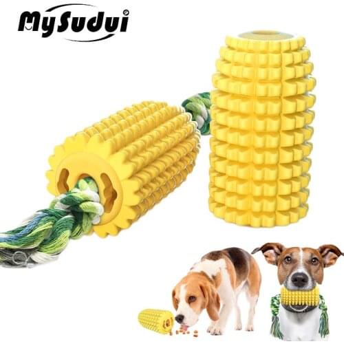 Multifunction Pet Molar Bite Toy Teeth Cleaning Toothbrush Dog Toys Rope Chew Interactive Food Dispensing For Small Large Dogs