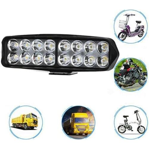 Motorcycle 16LED Spot Light ATV Truck Scooter Off Road Driving Headlight Lamp LED Motorcycle Headlight