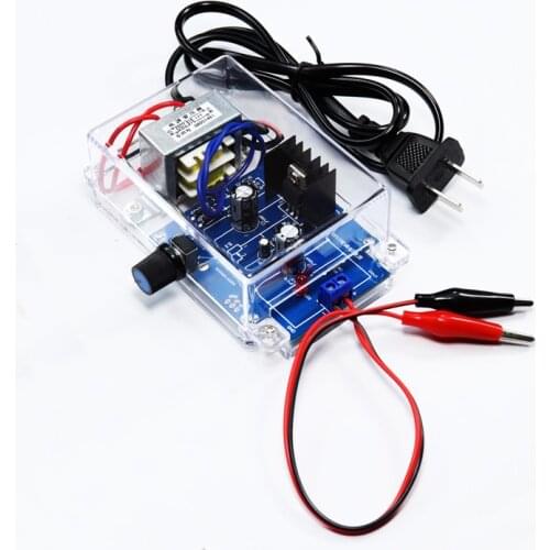 Diy electronic kit to assemble LM317 adjustable power supply AC220 to 12v Voltage regulation