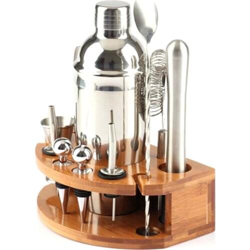 Cocktail Shaker Set, Cocktail Making Set 750Ml Stainless Steel Bar Tool Set Bartender Kit, Bar Accessories for Home Pub