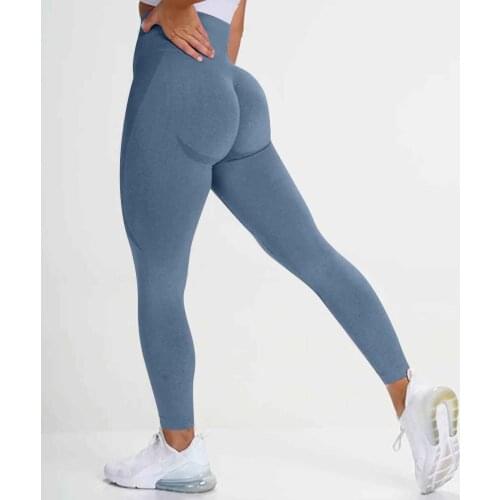 New Sport Yoga Legging Women Soild Seamless Butt Lifting Workout Leggings for Women High Waist Yoga Pants Womens Clothes E2