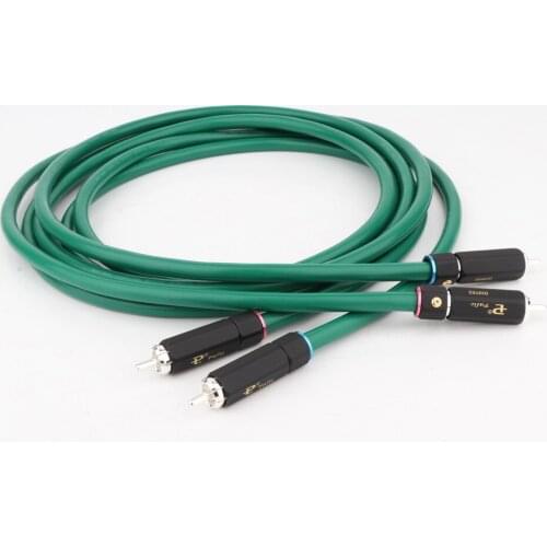 One pair 2328 Audio Cable Male to Male HIFI RCA Cable 6N OFC RCA Male to Male Audio Cable,Pailiccs Silver Plated RCA Plug Cable