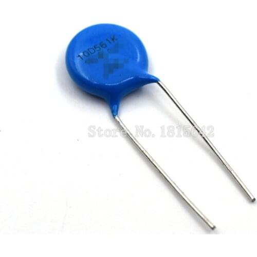 20PCS 10D561K Varistors 10D-561K 10D561 560V Piezoresistor Metal Voltage Dependent Resistor Piezoresistance