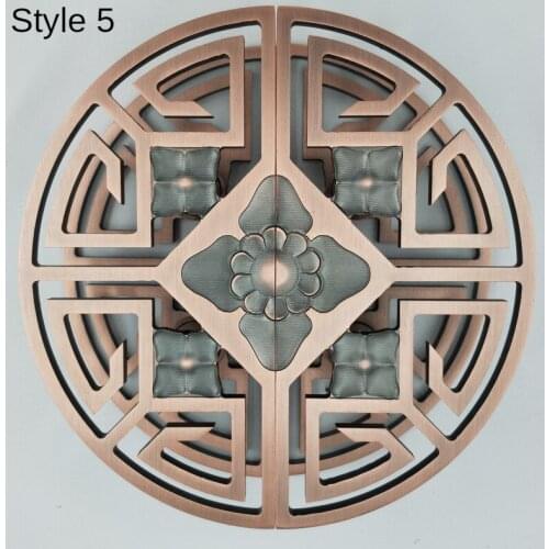 Semi-circular door handle Chinese antique glass door handle carved floor Airbus door armrest