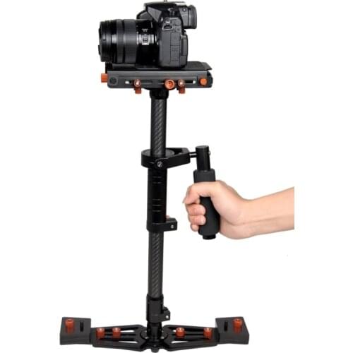 DHL YELANGU S800 Max 5kg 80cm Carbon fiber Monopod Tripod For Canon Camcorder Camera Video DSLR Handheld Stabilizer Steadicam