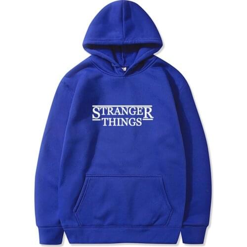 Tops Hot Sale Stranger Things Hoodies Sweatshirt Fashion Unisex Pullovers Winter Soft Cotton Stranger Things Harajuku Sportswear