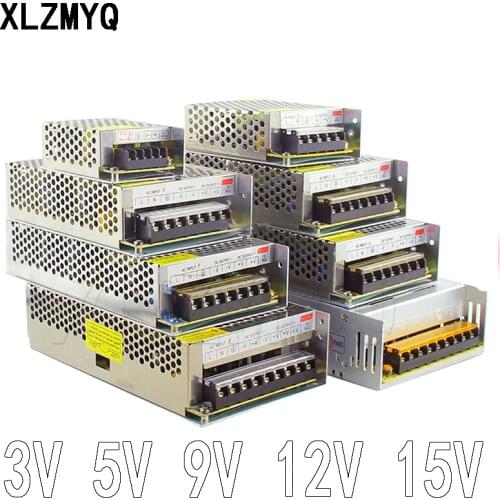 Lighting Transformers 110V 220V to DC 3V 5V 9V 12V 15V 1A 2A 3A 5A 6A 8A 10A 20A 30A 50A For CCTV LED Strip Power Supply Adapter