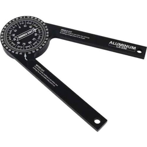 Angle Finder Aluminum Precise Goniometer 7 Inch Aluminum Goniometer For Carpenters Plumbers Saw Angle Level Meter Measuring Tool