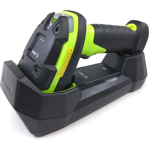 Ultra-Rugged Cordless Barcode Scanner Linear Imager Zebra DS3678-DP 1D 2D PDF417 QR Code DPM Bluetooth FIPS Includes Cradle USB