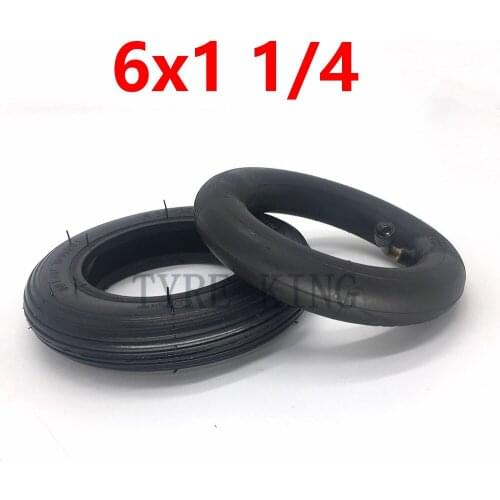 High Quality 6x1 1/4 Tyre Inner Tube 150MM Pneumatic Tire for Electric Scooter Accessory