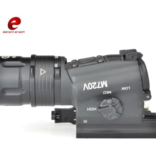 Element Sf M720v Outdoor Lighting Helmet Guide Rail Tactical Flashlight Flashlight EX273 Accessories