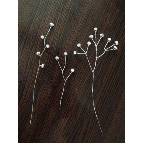 2015 New Design!! Popular Rhinestone Pick For Artificial Flower Bouquet Fillers SINGLE PICK MORE COLORS