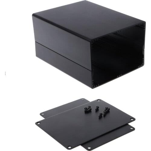 New Aluminum Enclosure DIY Project Case Power Junction Box 155x120x83mm Black
