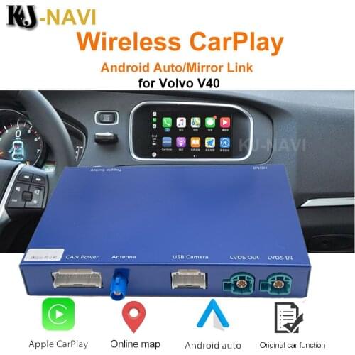 Wireless Apple Carplay volvo Android Auto interface Decoder For volvo 2015-2019 V60 XC60 S60 V40 volvo Carplay