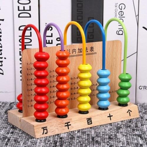 Childrens Toys Early Childhood Education Puzzle Five-speed Calculation Frame Mathematics Arithmetic Intelligence Math Toys