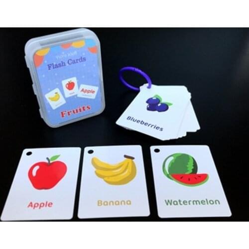 26 Letter English Flash Card Handwritten Montessori Early Development Learning Educational Toy for Children Kid Gift with Buckle