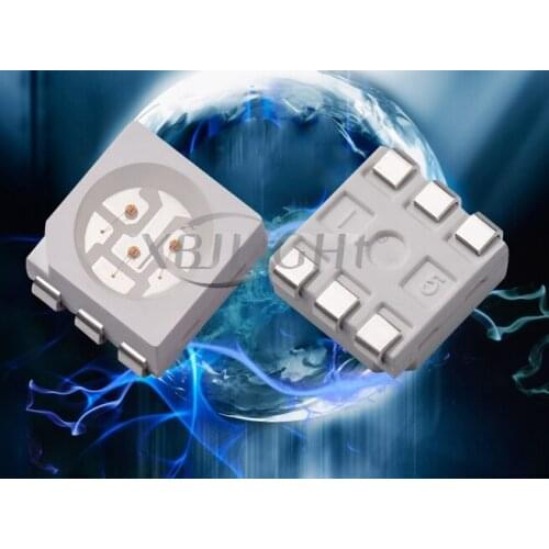 Mix 3chips smd 5050 led diode light beads 7colors available PLCC diodes