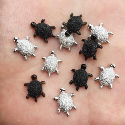 60pcs Resin 11*15mm Mini Tortoise Flat Back Rhinestone Scrapbook DIY Wedding Appliques Craft SG28